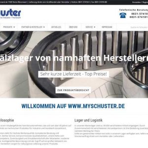 Internetseite www.myschuster.de