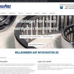 Schuster-Internetseite